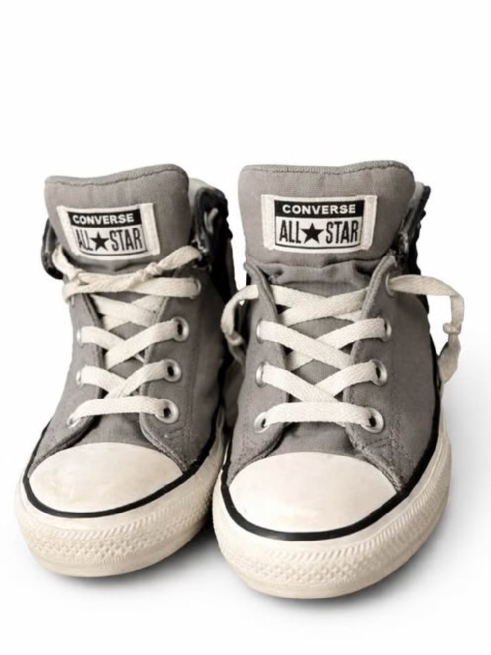 Converse High Top Sneakers - Navy and Gray